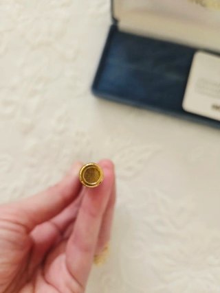 Pluma Inoxcrom Vintage Estuche Garantía Oro Nueva