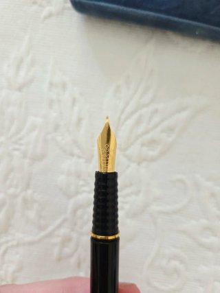 Pluma Inoxcrom Vintage Estuche Garantía Oro Nueva