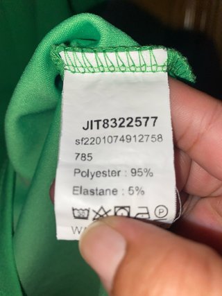Vestido verde T42