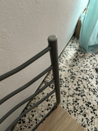 Juego 4 Sillas Comedor Madera y Metal