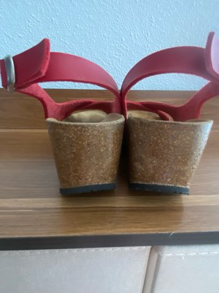 Sandalias Ceyo Piel Rojas Talla 35