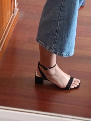 Sandalias Only tacón negro T. 41