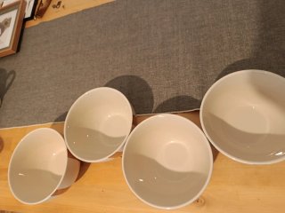 4 Tazas+4 boles de cerámica desayuno sin estrenar
