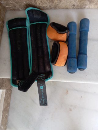Pesas Tobilleras y Mancuernas 0.5kg