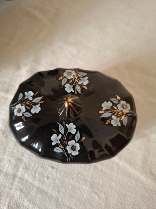 Cajita joyero porcelana china flores