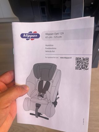 Silla coche Klippan Opti 129