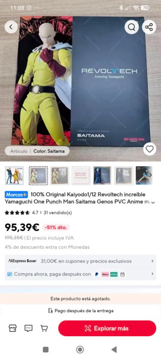 Amazing Yamaguchi Saitama Figura