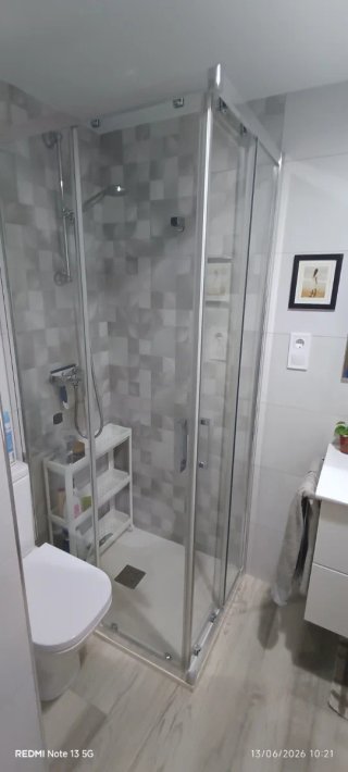 Mampara Ducha Angular 4 Puertas
