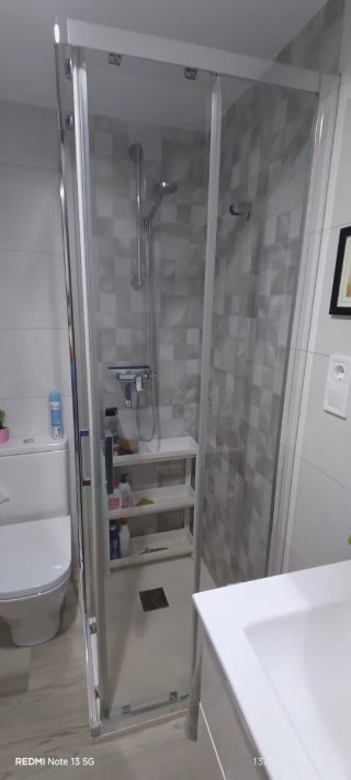 Mampara Ducha Angular 4 Puertas