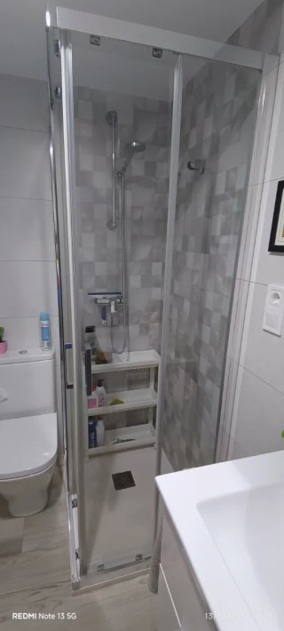 Mampara Ducha Angular 4 Puertas