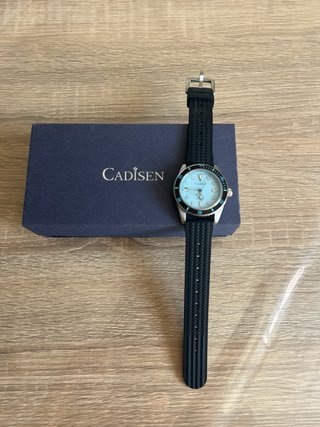Reloj Cadisen Automático Azul tiffany y Negro