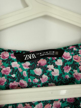 Blusa de flores manga largs