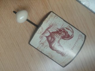 2 Perchas Vintage Gallo Cocina