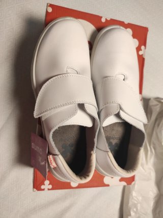 Zapatos SUMO Piel Velcro Blanco Talla 40