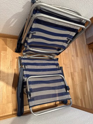 2 Sillas de Piscina Plegables