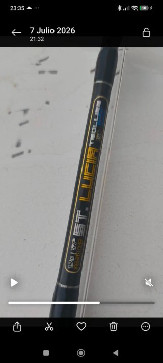 Carrete Shimano Tiagra 50W Nuevo caña 180 cm