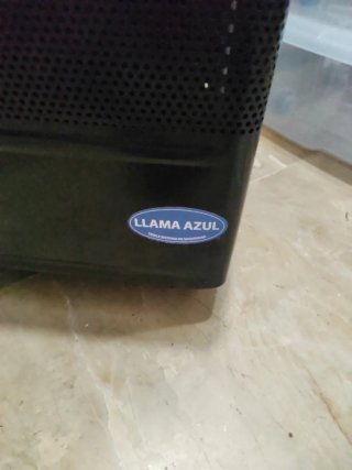 Estufa de gas Llama Azul