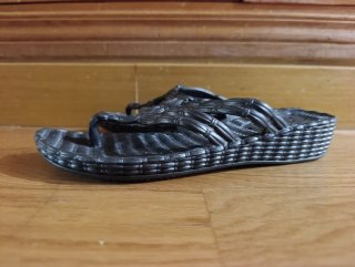 Chanclas/Sandalias Negras Tejidas