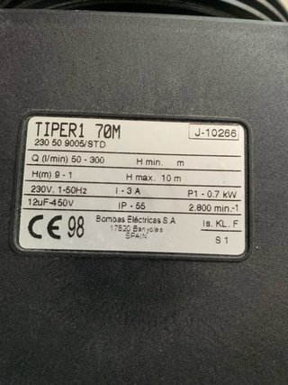Bomba ESPA TIPER1 70M