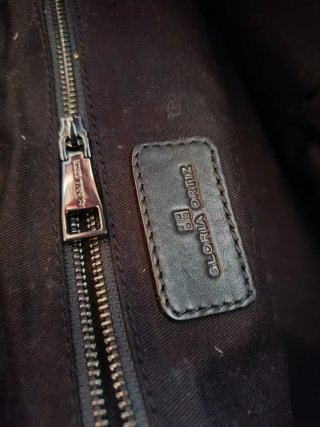 Bolso piel trenzado Gloria Ortiz negro