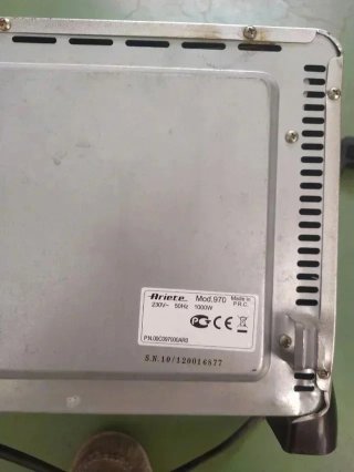 Mini horno Ariete italiano