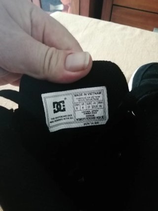 Zapatillas DC niño Altas Negras y Blancas