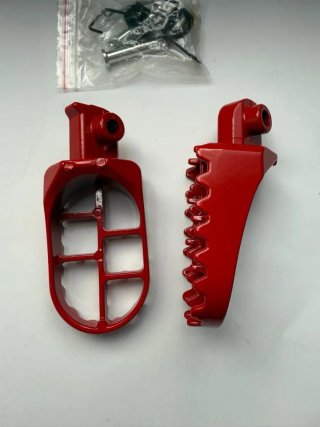Estriberas  rojas moto universal