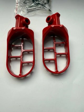 Estriberas  rojas moto universal