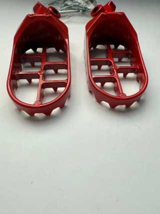 Estriberas  rojas moto universal