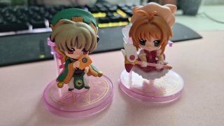 Sakura card captor figuras  Sakura y Shaoran