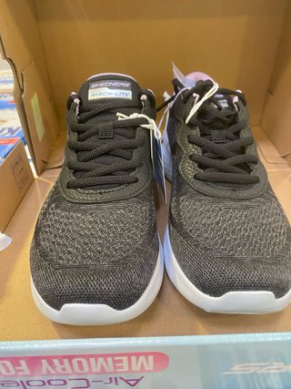Zapatillas Skechers Mujer Negro/Morado