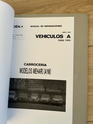 CITROEN MEHARI MANUAL TALLER MECANICA + CARROCERIA