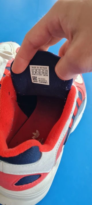 Adidas Yung-1 Sneakers Blu/Rosse/Bianche