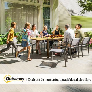 Mesa Comedor Exterior Extensible 160-240cm