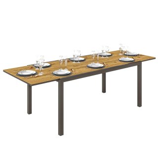 Mesa Comedor Exterior Extensible 160-240cm