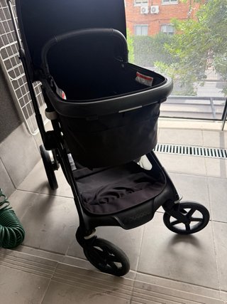 Carro Bugaboo Fox 5 Negro Completo
