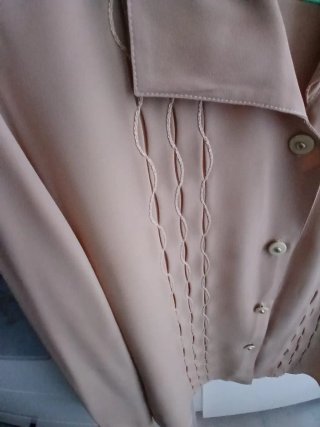 Blusa/camisa beige tostado mujer talla 48