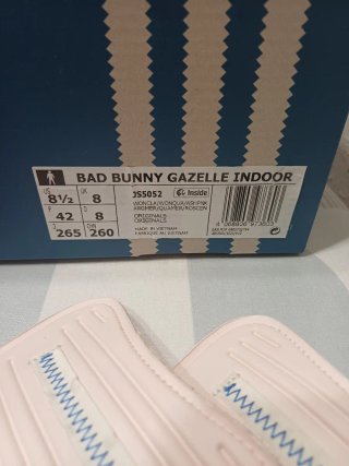 Adidas Bad Bunny Gazelle Talla 42