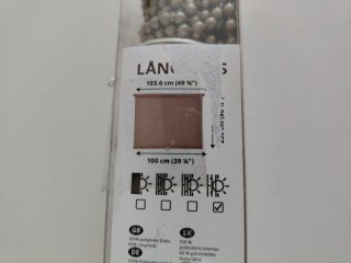 Estor de IKEA  Barra Cortina Burdeos