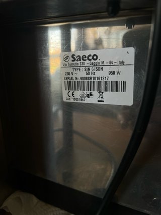 Cafetera Saeco Aroma inoxidable