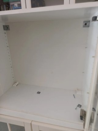 Armario Ikea blanco puertas cristal