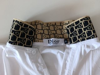 Christian Dior Polo M Blanco Estampado