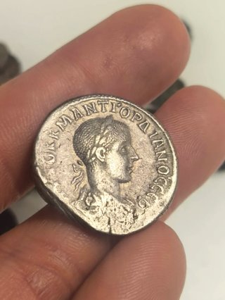 Moneda Romana Tetradracma Gordiano III Siria Antio