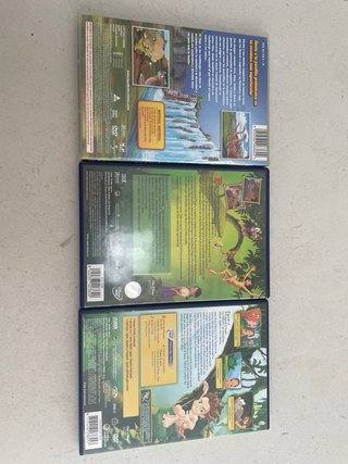 3 Películas Disney DVD (Español)