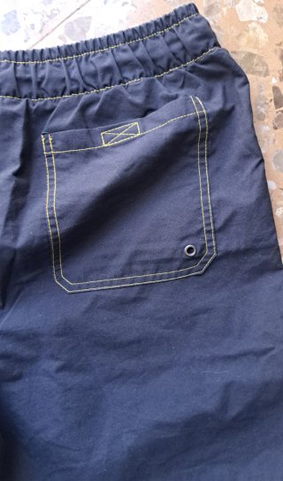 Bañador negro con cordón