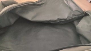 Bolsa de viaje grande Samsonite verde militar