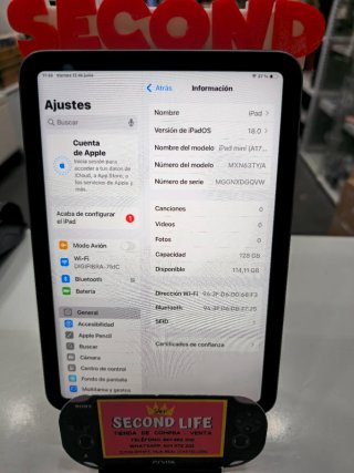 Ipad Mini A17 Pro 8,3" (Nuevo)