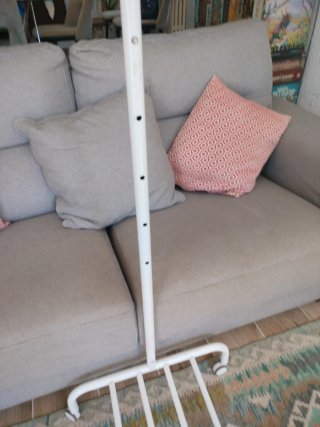 Perchero Metálico Blanco Ikea Rigga