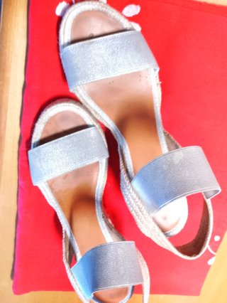 Sandali Casteller Tg 38 Beige/Argento