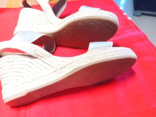 Sandali Casteller Tg 38 Beige/Argento